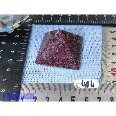 Pyramide en Porphyre Imperial 39mm base 45gr50