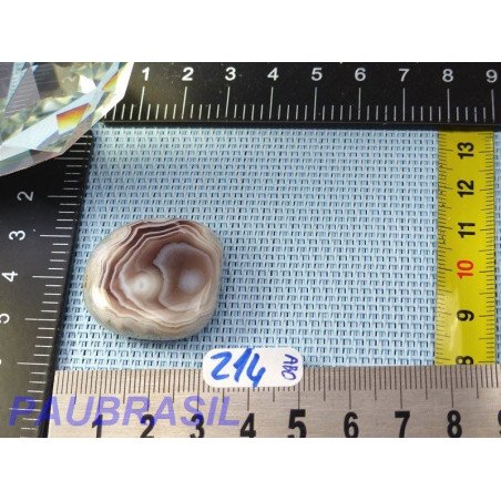 Agate Orbiculaire du Botswana en pierre aplatie Q Extra 15g