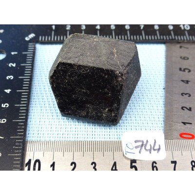 Tourmaline Noire Schorl Inde en Pierre Brute Biterminée Q Extra 126gr5
