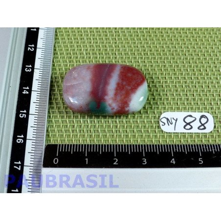 Sardonyx en pierre plate rectangulaire Q Extra 10g
