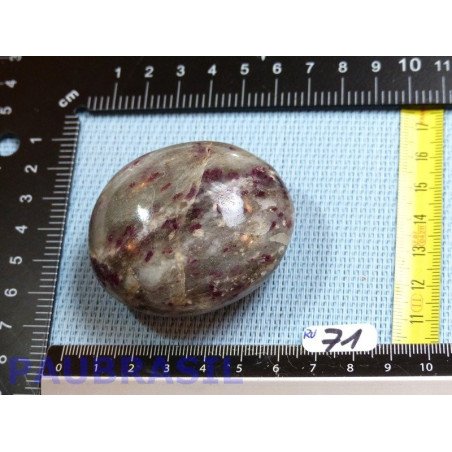 Quartz Rubellite tourmaline rose pierre polie 127gr Brésil