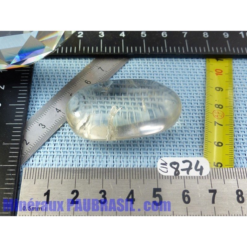 Citrine naturelle pierre roulée de 35gr Q Extra