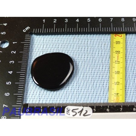 Obsidienne noire en Pierre Plate Fine 9g