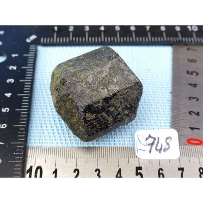 Tourmaline Noire Schorl Inde en Pierre Brute Biterminée Q Extra 116gr5