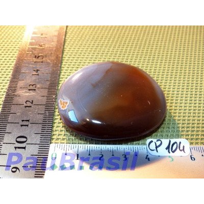 Cornaline en pierre plate 40g Q moyenne