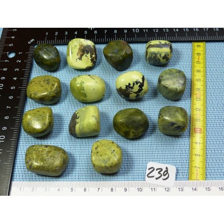 Serpentine Pierre Roulée à l unité de 19 à 23 gr | Minéraux Paubrasil