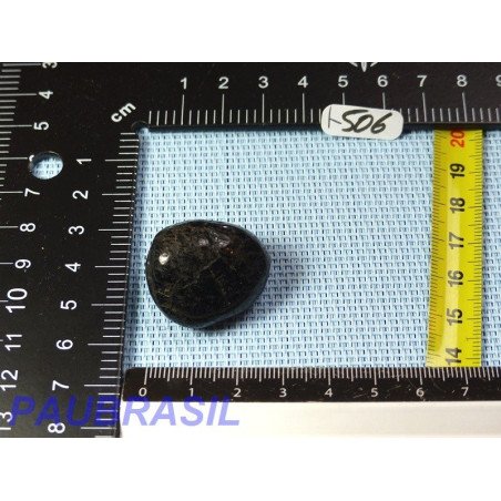 Tourmaline Noire Schorl pierre plate de 21gr Q EXTRA