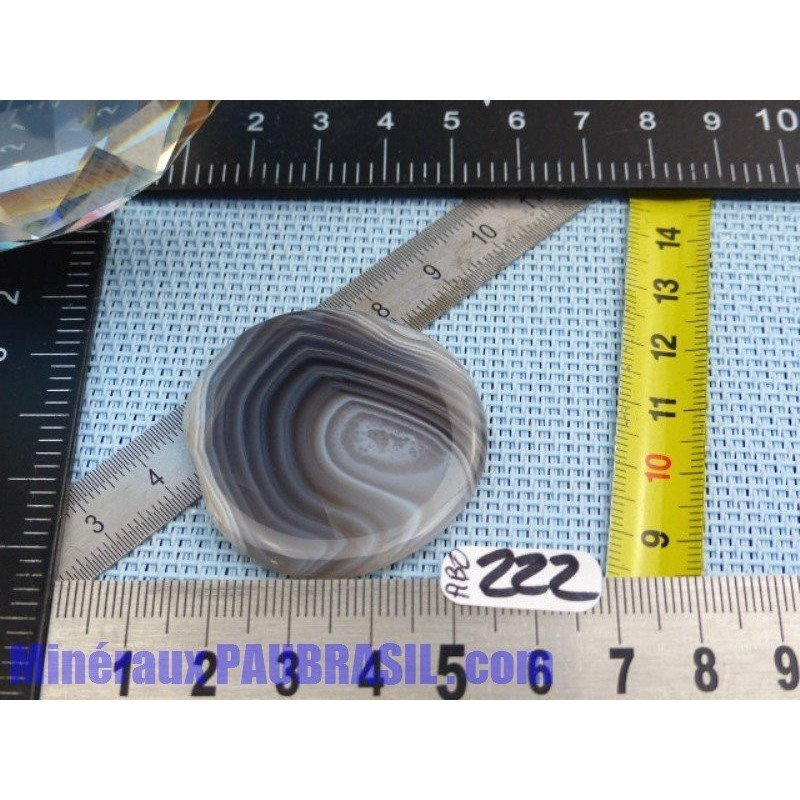 Agate Botswana en Pierre Plate Mini 14g Q Extra