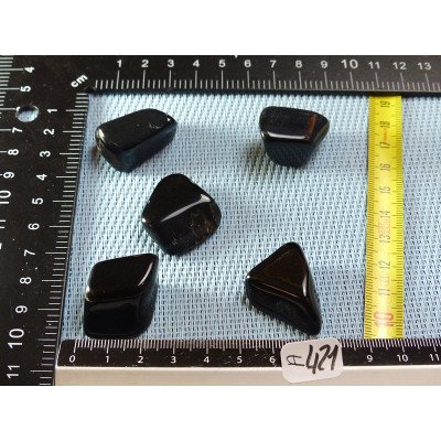 Oeil de Faucon Lot de 5 Pierres Roulées 55g | Minéraux Paubrasil