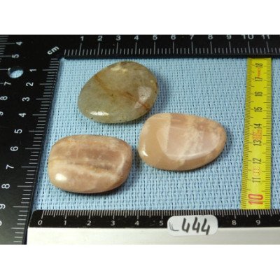 Pierre de Lune Orthose Lot de 3 Pierres Plates 59g | Minéraux Paubrasil