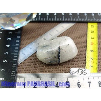 Quartz Tourmaline en pierre roulée 36gr