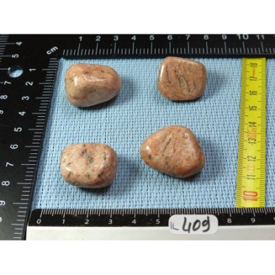 Orthoclase de Madagascar Lot de 4 Pierres Roulées 56g | Minéraux Paubrasil