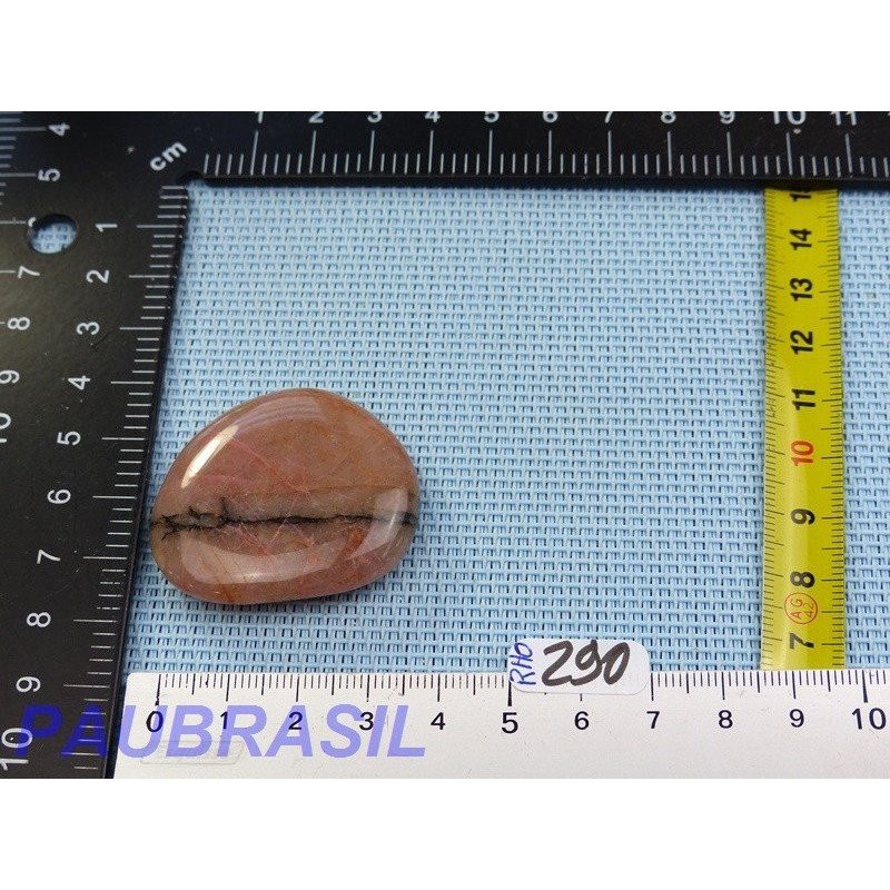Rhodonite Q. moyenne Pierre plate 22g