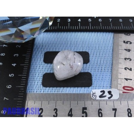 Quartz Actinolite pierre roulée Brésil 12gr50 rare