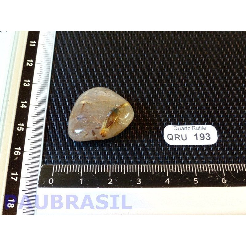 Quartz à inclusions de rutile du Minas Gerais Brésil 9gr