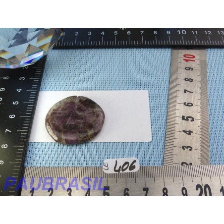 Lépidolite en pierre plate fine Brésil 12g