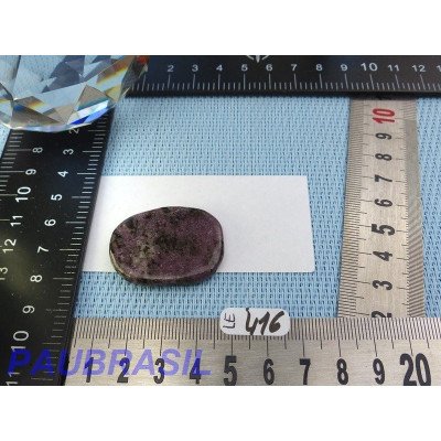 Lépidolite en pierre plate fine Brésil 11g
