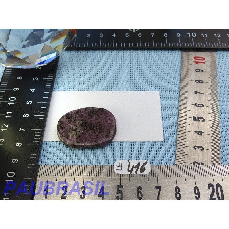 Lépidolite en pierre plate fine Brésil 11g