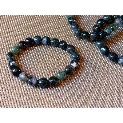 Bracelet Jaspe Leopard en pierres roulées