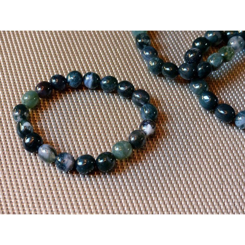 Bracelet Jaspe Leopard en pierres roulées