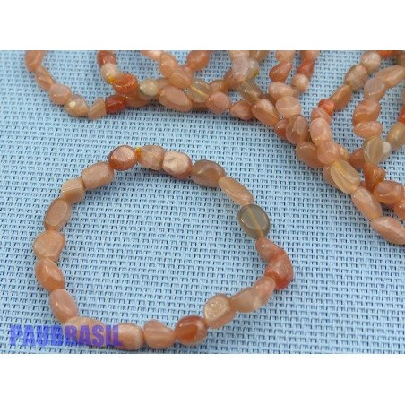 Bracelet Chrysocolle en mini pierres roulées - grains Q Extra