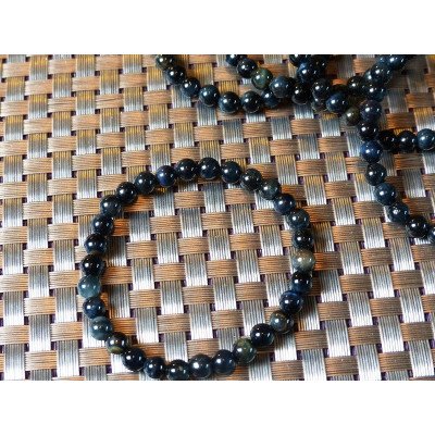 Bracelet Jaspe Dalmatien Lamparcien Q Extra en perles de 6mm