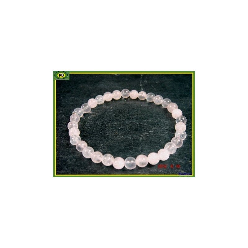 Bracelet Jaspe Dalmatien Lamparcien Q Extra en perles de 6mm