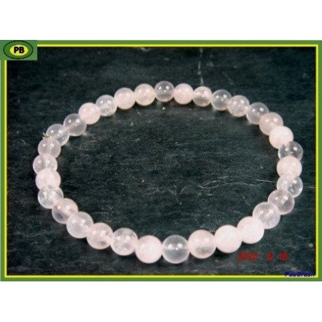 Bracelet Jaspe Dalmatien Lamparcien Q Extra en perles de 6mm