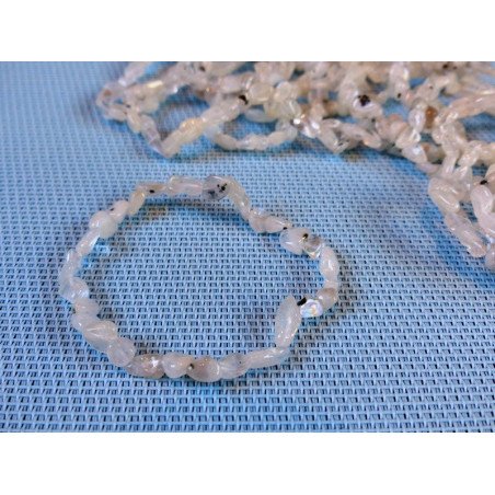 Bracelet Chrysocolle en mini pierres roulées - grains Q Extra