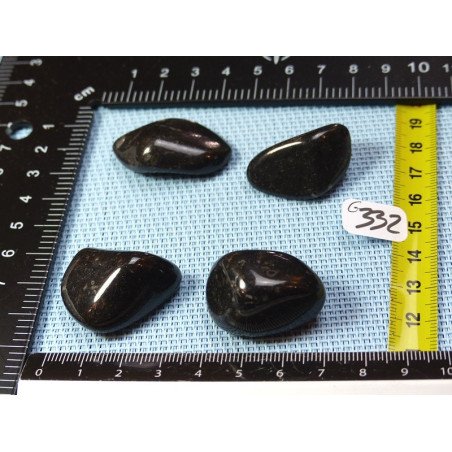 Vatican Stone Lot de 4 Pierres Roulées 54g | Minéraux Paubrasil