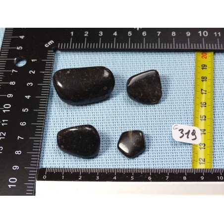 Vatican Stone Lot de 4 Pierres Roulées 44g | Minéraux Paubrasil