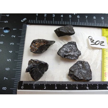 Graphite Lot de 5 Pierres Brutes 19g | Minéraux Paubrasil