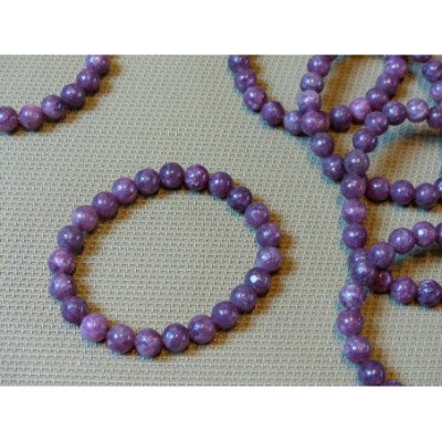 Lépidolite Bracelet Perles 8mm
