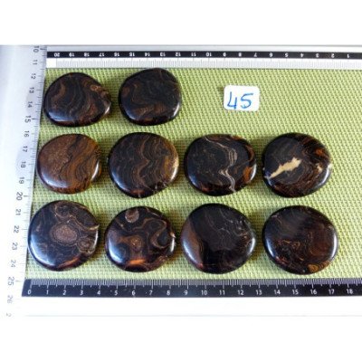 Stromatolite Pierre Plate à l unité de 27 à 30 gr | Minéraux Paubrasil