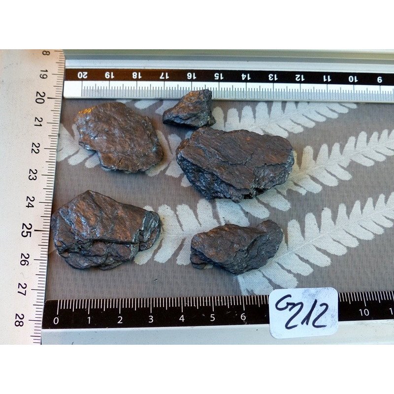 Graphite Lot de 5 Pierres Brutes 26g | Minéraux Paubrasil